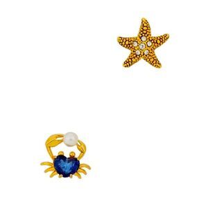 Kate Spade Sea Star Starfish & Crab Studs